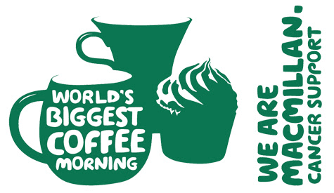 A photo banner for MacMillan Cancer Support's World's Biggest Coffee Morning event 2024