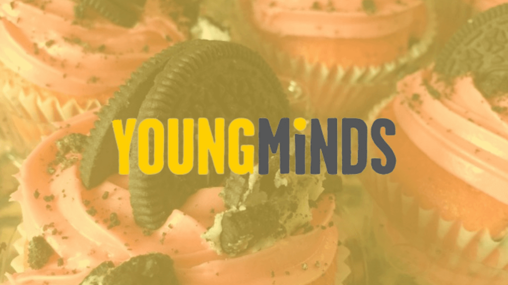 Young Minds Bake Sale Event image for use on our social media posts