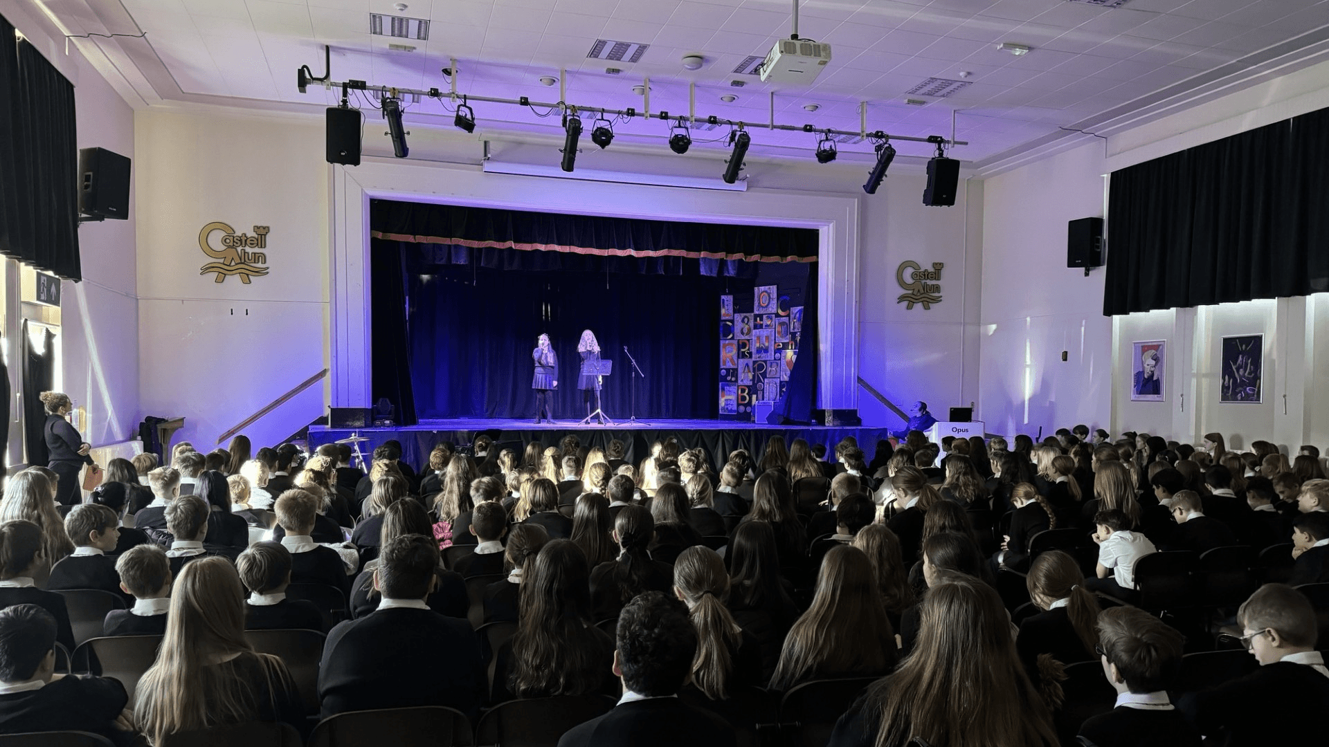 A photograph from our Year 7 Talent Show, circa November 2024