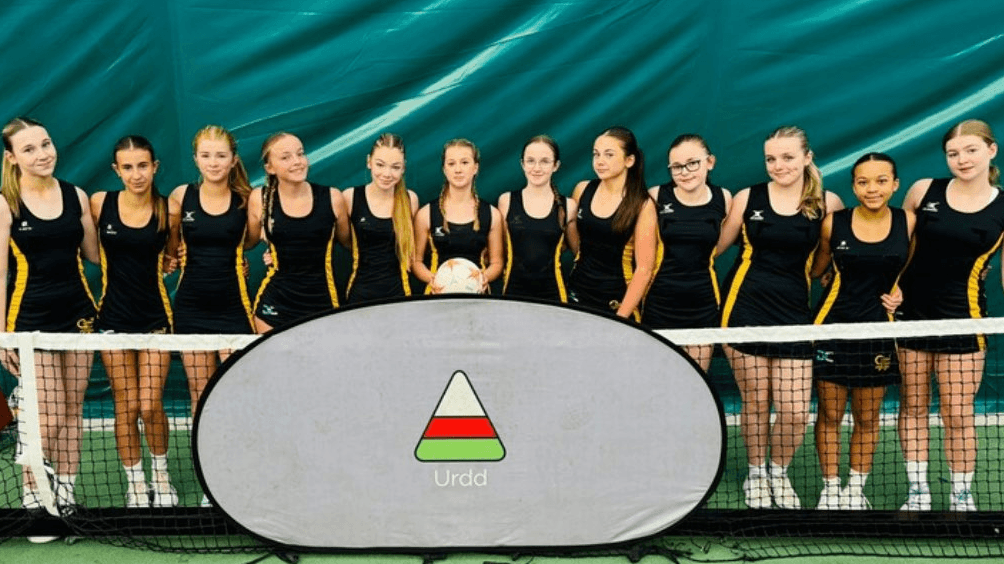 A photograph of the Year 9/10 Netball team, circa November 2024