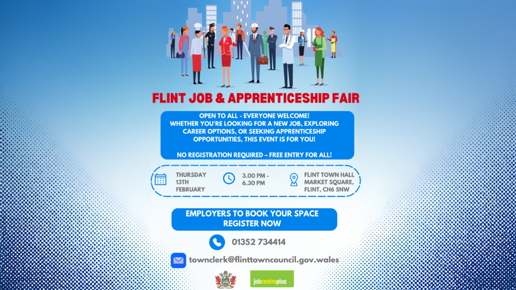 Social media image for the Flint Job & Apprenticeship Fair 2025