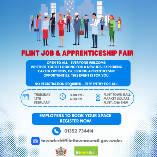 Social media image for the Flint Job & Apprenticeship Fair 2025