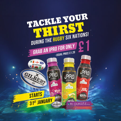 A promotional image for the Canteen's iPro drinks deal