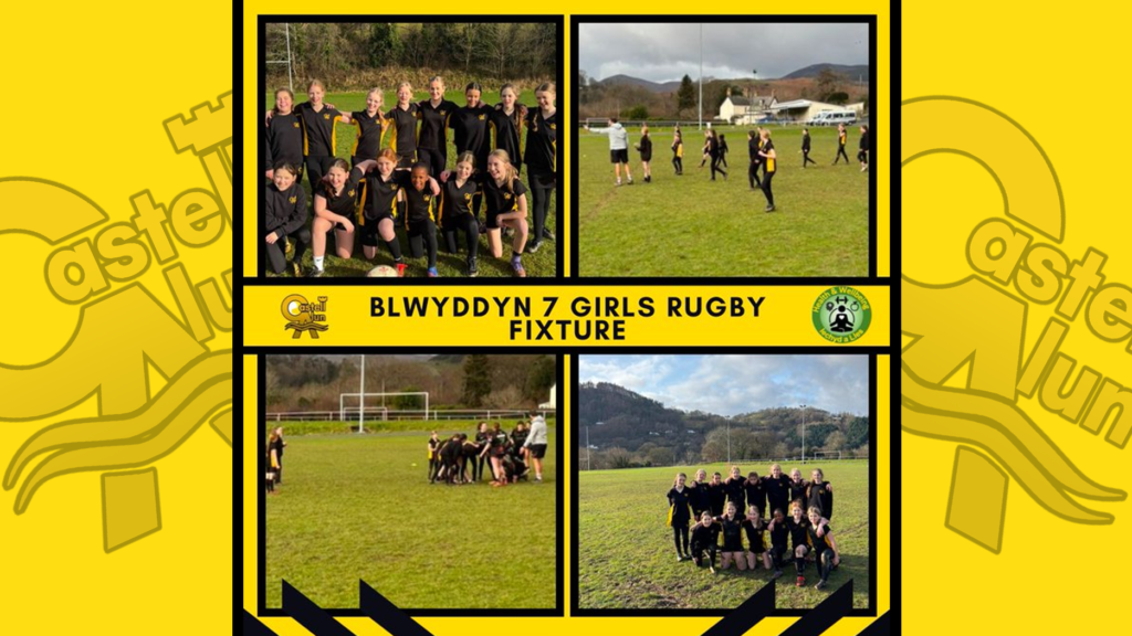 A social media montage of our Year 7 girls rugby team, circa January 2025