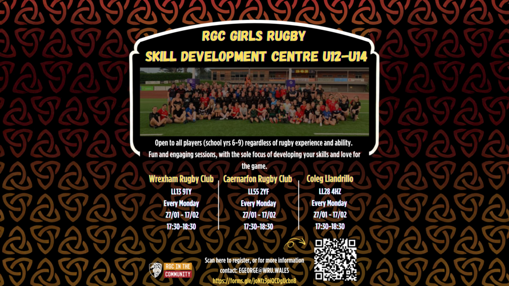 Social media image for the RGG Girls Rugby Skill Development Centre