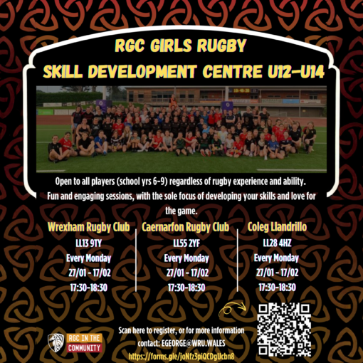 Social media image for the RGG Girls Rugby Skill Development Centre