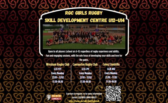 Social media image for the RGG Girls Rugby Skill Development Centre