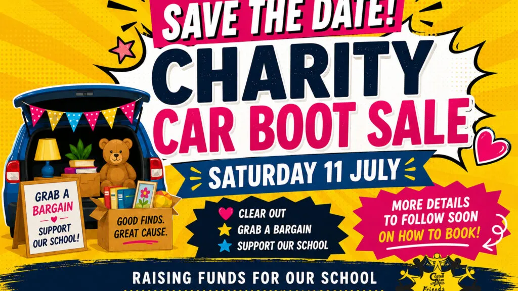 A promotional image for the CAFA Car Boot Sale