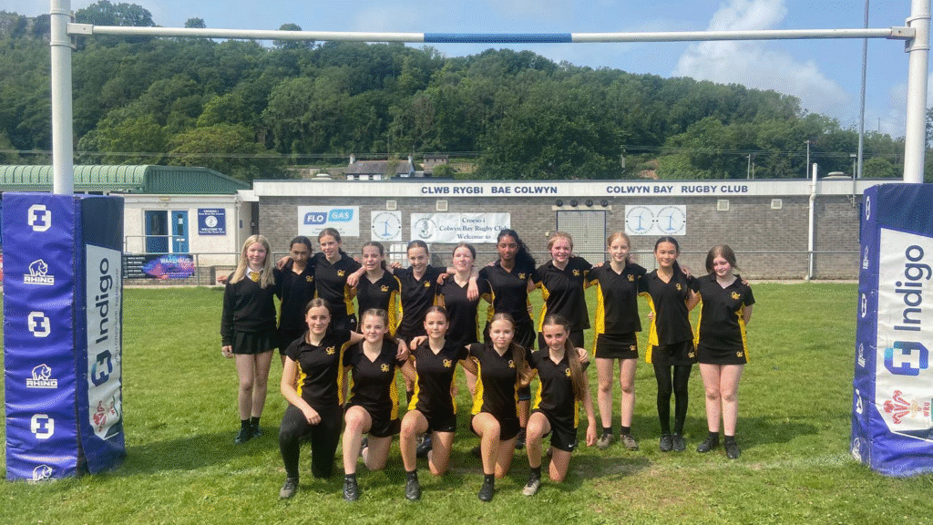 A photograph of the Year 7/8 rugby team who secured a victory in the RGC Bowl Semi Final, circa June 2025