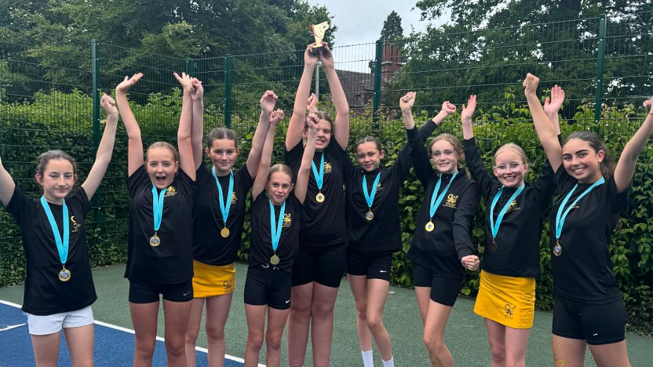 A photograph of our Year 7 tournament winners at Condover Hall, circa June 2025