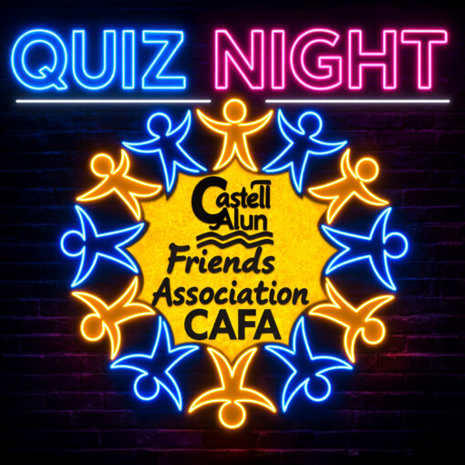 A promotional image for CAFA's Family Quiz Night event