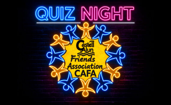 A promotional image for CAFA's Family Quiz Night event