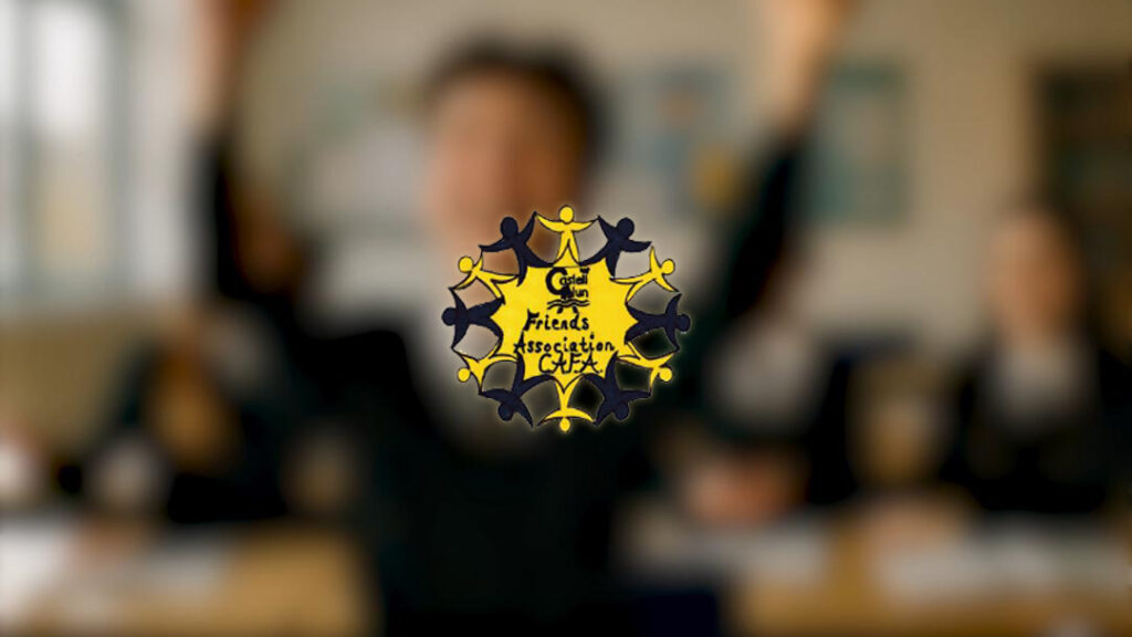 Poster frame image for video featuring the CAFA Logo with a blurred version of our Student Success reel behind it