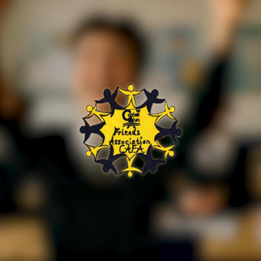 Poster frame image for video featuring the CAFA Logo with a blurred version of our Student Success reel behind it