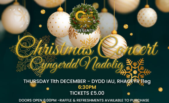 A promotional image for our annual Christmas Concert