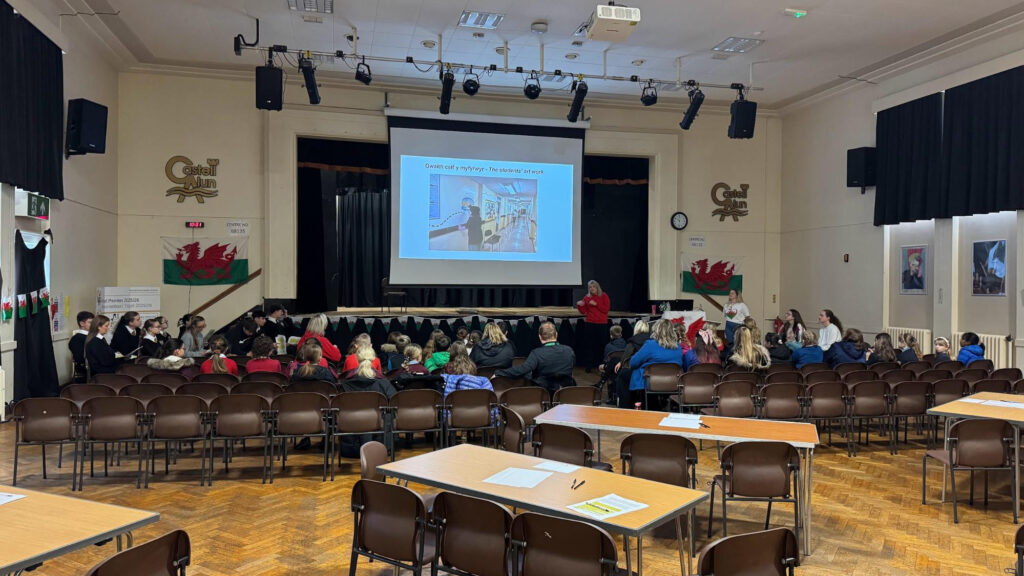 A photograph of the Welsh department's transition day, circa November 2025