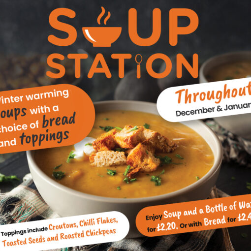 Social media image for the Canteen's Soup Station (26/11/25)