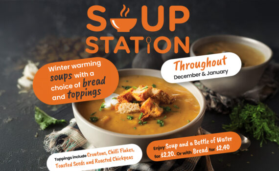 Social media image for the Canteen's Soup Station (26/11/25)