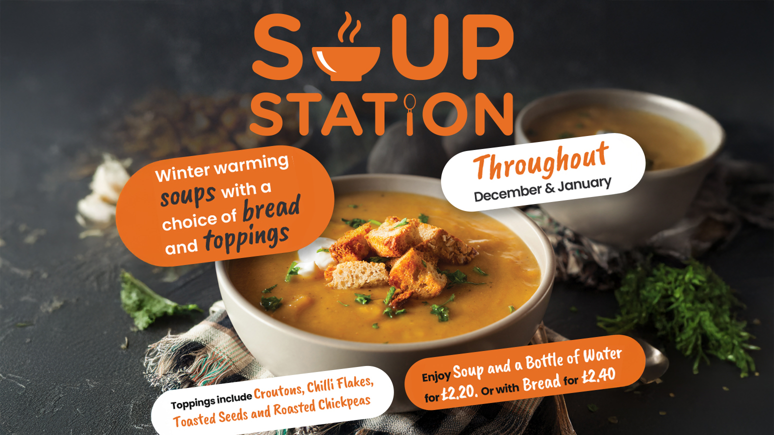Social media image for the Canteen's Soup Station (26/11/25)