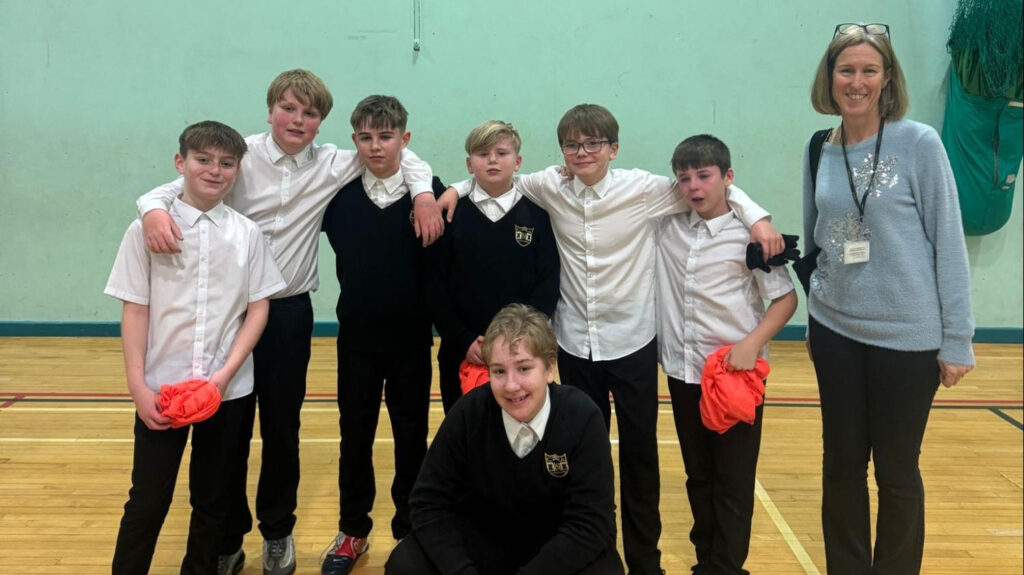 A photograph from the Year 7 Interform competition, circa December 2025