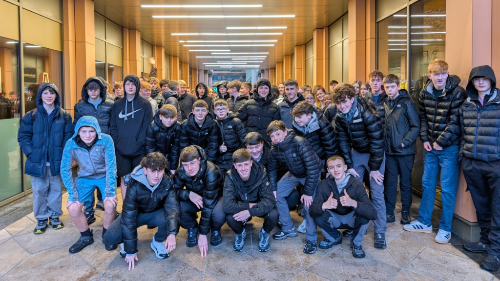 A photograph of the Year 10 Business BTEC trip to Chester, circa December 2025