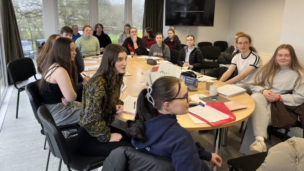 Students taking part in discussion and feedback activities to support teaching and learning, circa January 2026