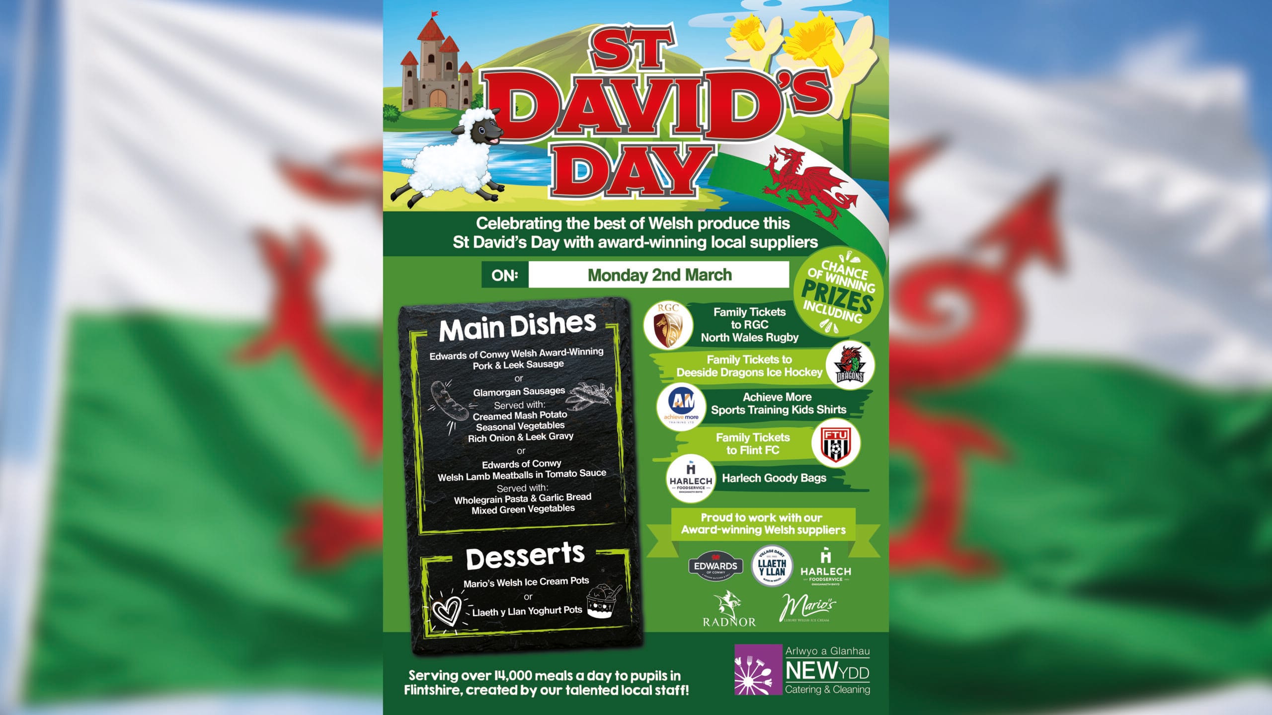 Social media image for the Canteen's St David's Day Event Image (02/03/26)