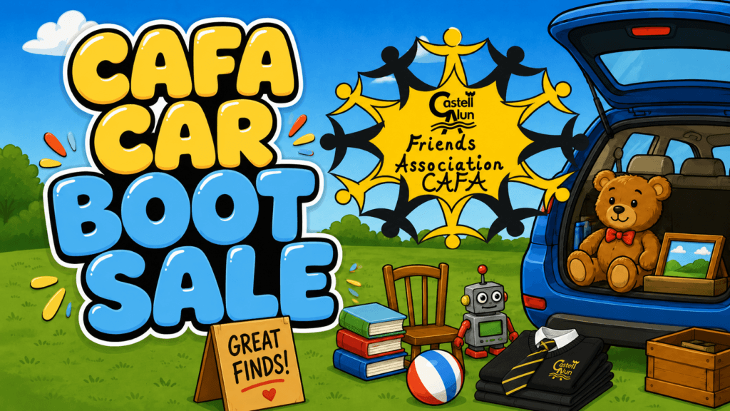 A promotional image for the CAFA Car Boot Sale