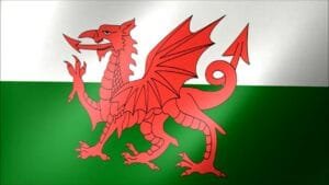 The Welsh flag